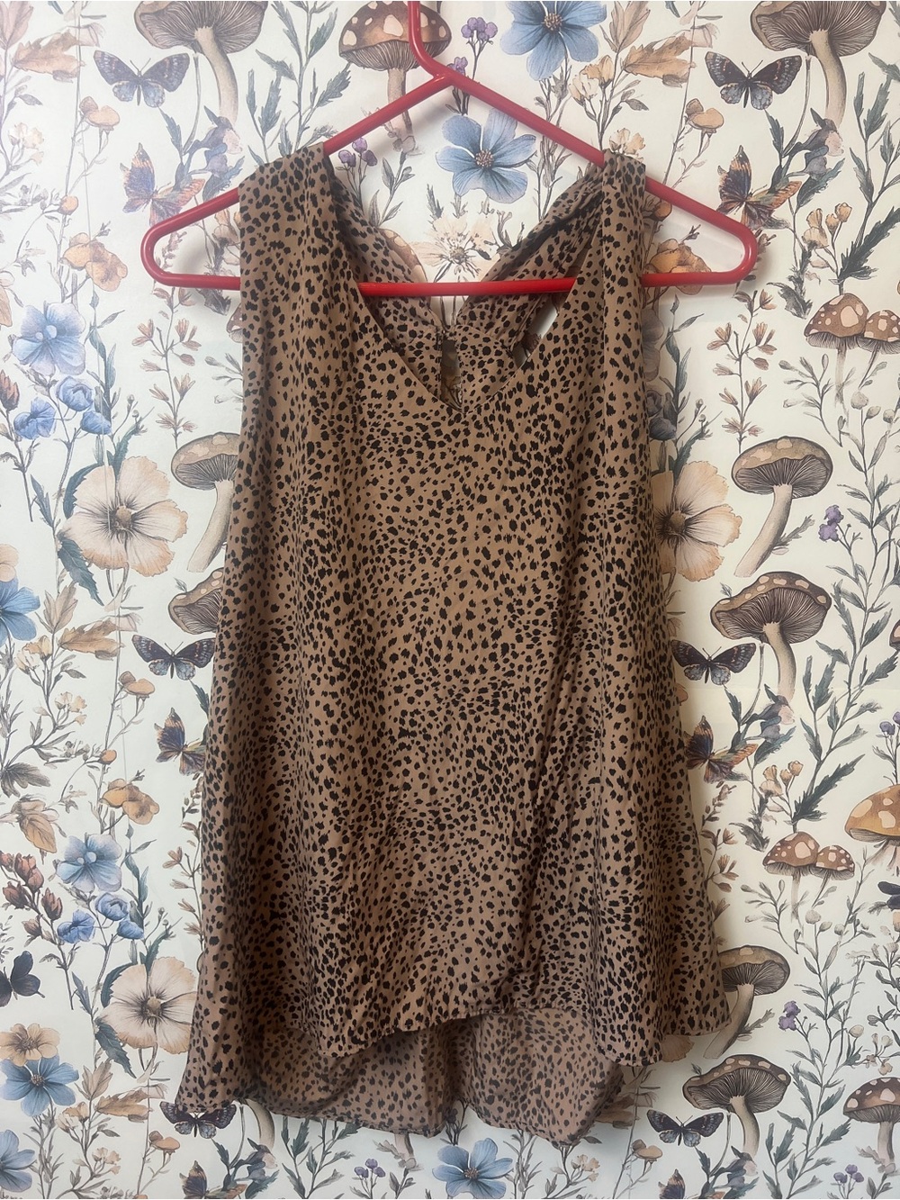 Vici Brown Leopard Print V-Neck Camisole